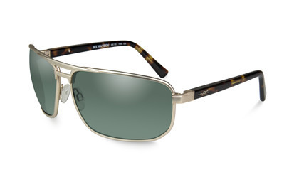 Szemüveg - Wileyx - HAYDEN Polarized Green Satin Gold Frame