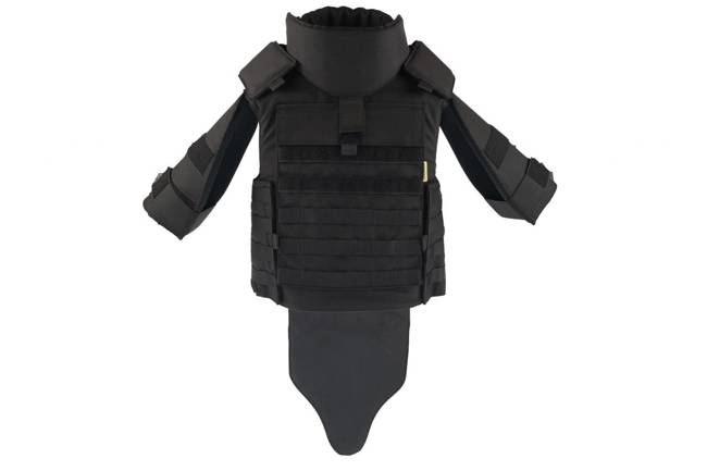 TAKTIKAI BALLISZTIKUS VÉDŐMELLÉNY - "MOLLE" RENDSZERREL - CHROMIUM® TACTICAL II - ANORAK® - FEKETE