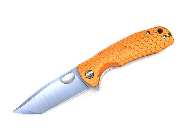 TANTO FLIPPER ZSEBKÉS - Honey Badger® NARANCSSARGA -  MEDIUM