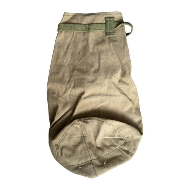 TEXTIL VÉDŐTÁSKA/HUZAT - KHAKI - KATONAI FELESLEG RÓMAI HADSEREG - ELHASZNÁLÓDOTT