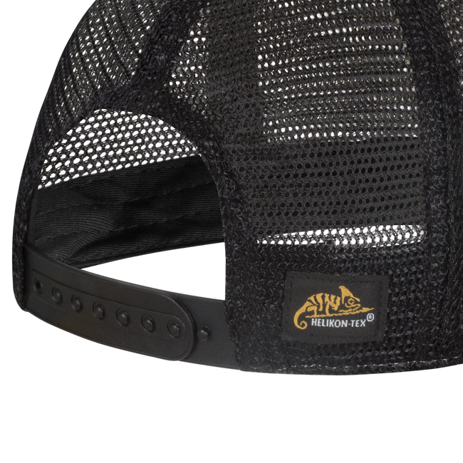 TRUCKER SAPKA - ELASZTIKUS POLIPAMUT RIPSTOP - Helikon-Tex® - TIGER STIPE/FEKETE 