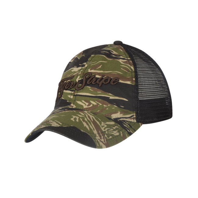 TRUCKER SAPKA - ELASZTIKUS POLIPAMUT RIPSTOP - Helikon-Tex® - TIGER STIPE/FEKETE 