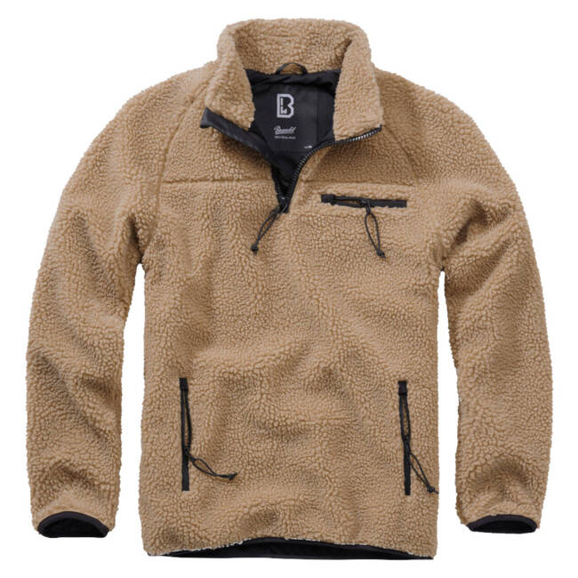 Teddyfleece Troyer pulóver - camel - Brandit