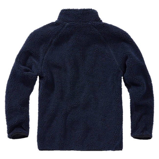 Teddyfleece Troyer pulóver - tengerészkék - Brandit