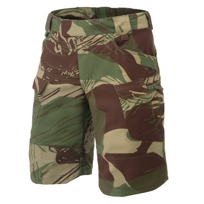 URBAN TACTICAL SHORTS 11 - POLYCOTTON STRETCH RIPSTOP - Rhodesian camo