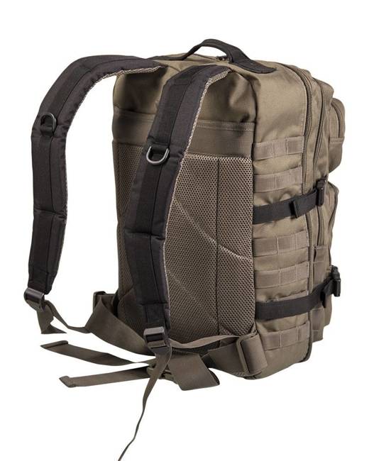 US ASSAULT NAGY HÁTIZSÁK - 36 L - Mil-Tec® - ZÖLD RANGER/FEKETE