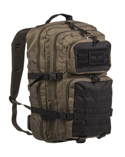 US ASSAULT NAGY HÁTIZSÁK - 36 L - Mil-Tec® - ZÖLD RANGER/FEKETE