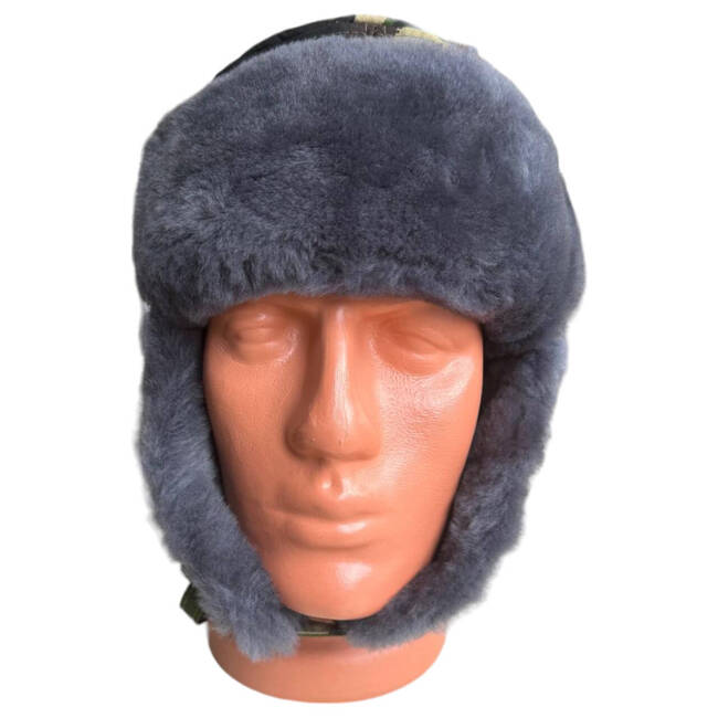 USHANKA KATONAI SAPKA - RIPSTOP DPM CAMO - KATONAI FELESLEG ROMÁN HADSEREG - ÚJ