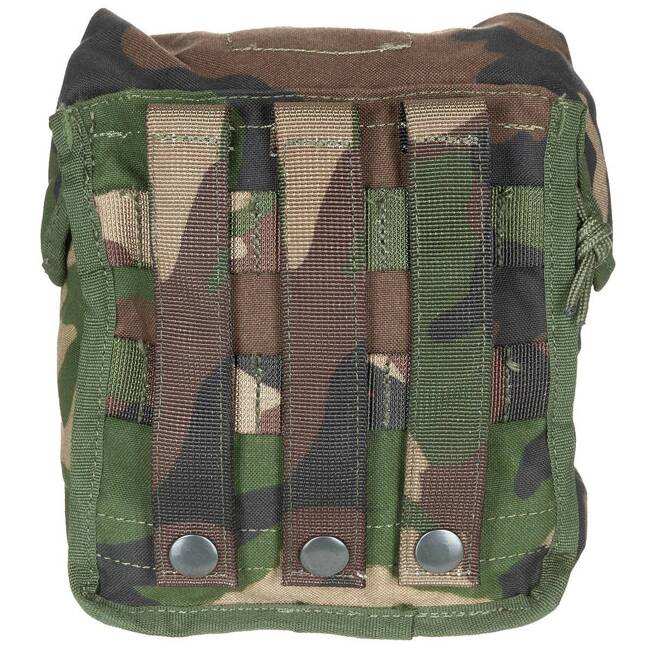 UTILITY POUCH "MOLLE" KÖZEPES - KATONAI TÖBBLET A HOLLAND HADSEREGTŐL - NL CAMO - MINT ÚJ