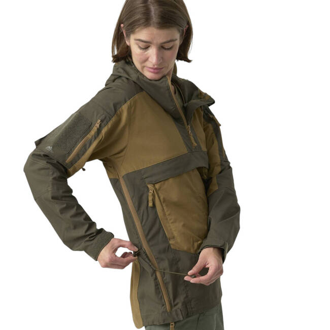 Unisex Tracer Anorak kabát - Polipamut  Stretch Ripstop - Coyote - Helikon Tex