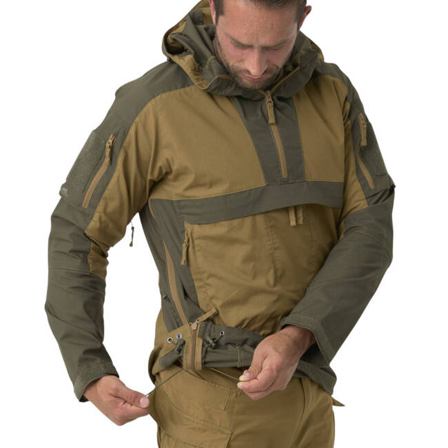 Unisex Tracer Anorak kabát - Polipamut  Stretch Ripstop - Coyote - Helikon Tex