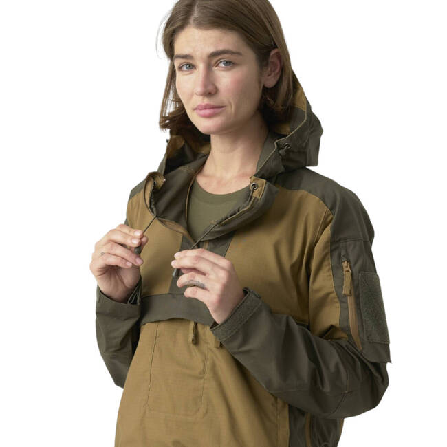 Unisex Tracer Anorak kabát - Polipamut  Stretch Ripstop - Coyote - Helikon Tex