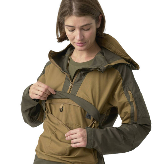 Unisex Tracer Anorak kabát - Polipamut  Stretch Ripstop - Coyote - Helikon Tex