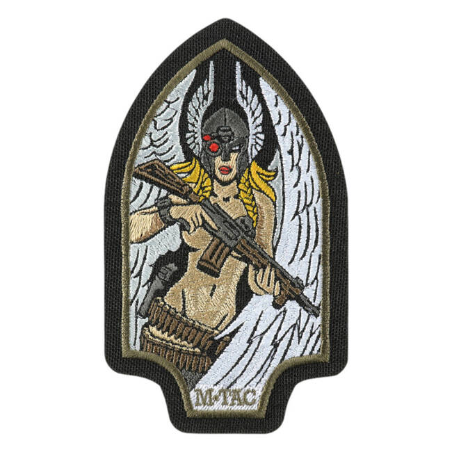 VALKYRIE JELVÉNY (hímzett) - CORDURA - FEKETE/RANGER ZÖLD - M-TAC