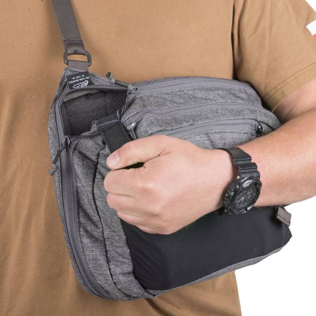 VÁLLPÁNTOS HÁTIZSÁK - EDC SLING - 6.5 L - Helikon-Tex® - SZÜRKE MELANGE