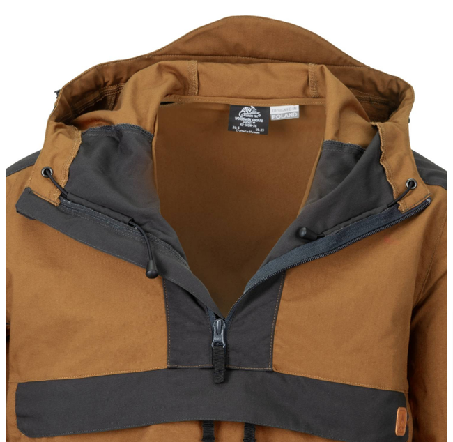 WOODSMAN Anorak Dzseki -  Helikon Tex ® - Coyote - Szurke