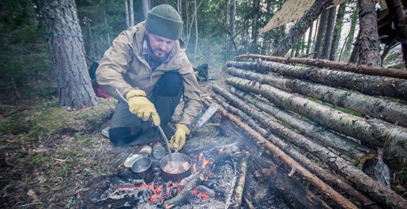 WOODSMAN Anorak Dzseki -  Helikon Tex ® - Fekete Taiga Zold