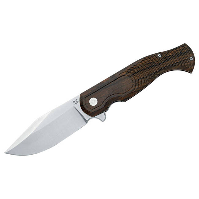 ZSEBKÉS EAST WOOD TIGER ZIRCOTE - FOX KNIVES