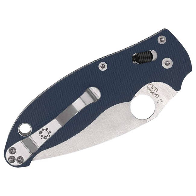 ZSEBKÉS Manix 2 CPM SPY27 G10 Blue PlainEdge- SPYDEREDGE