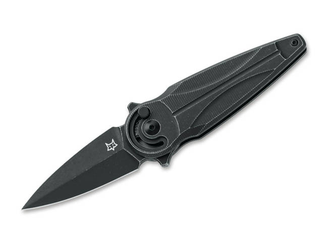 ZSEBKÉS - "SATURN ALUMINIUM" - Fox Knives® - FEKETE