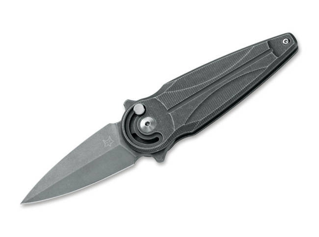 ZSEBKÉS - "SATURN ALUMINIUM" - Fox Knives® - SZÜRKE SW