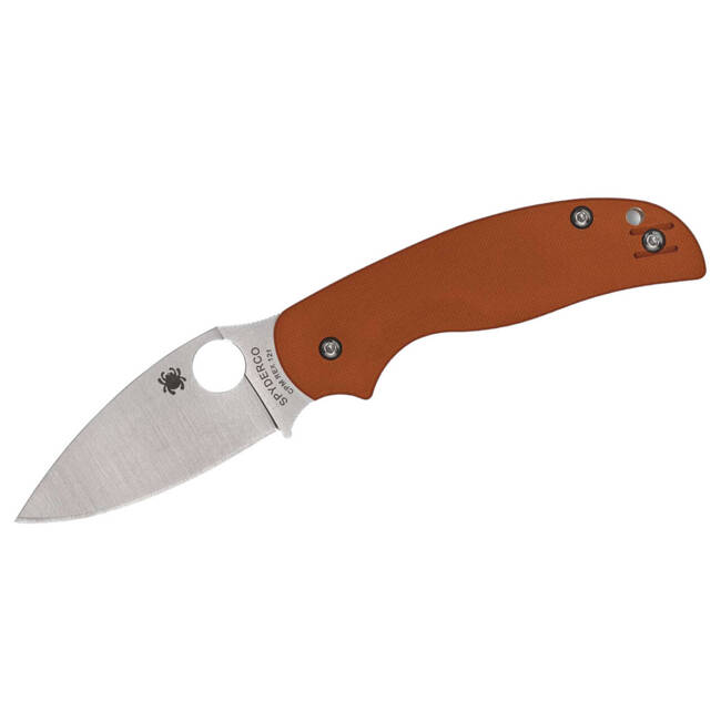 ZSEBKÉS Sage 5 CPM REX 121 G10 Burnt Orange PlainEdge - SPYDEREDGE