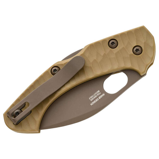 Zero 2.0 Desert Warrior FRN Coyote Tan” Zsebkés - FOX KNIVES