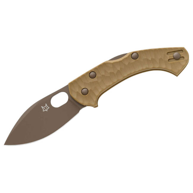 Zero 2.0 Desert Warrior FRN Coyote Tan” Zsebkés - FOX KNIVES