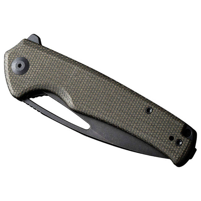 Zsebkés - "SENCUT Mims Micarta Dark Green Black" - Böker 