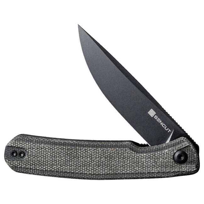 Zsebkés - "SENCUT Scitus Micarta Dark Green Black" - Böker 