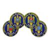 Emblema Inspectoratul de Jandarmi Judetean Brasov, emblema IJJ BRASOV, cu aplicare Velcro (cu scai)